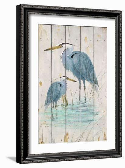 Blue Heron Duo-Arnie Fisk-Framed Art Print