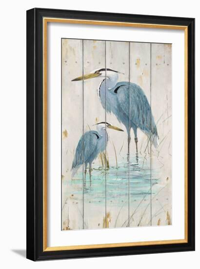 Blue Heron Duo-Arnie Fisk-Framed Art Print