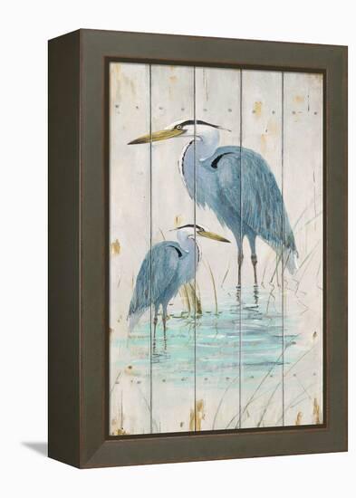 Blue Heron Duo-Arnie Fisk-Framed Stretched Canvas