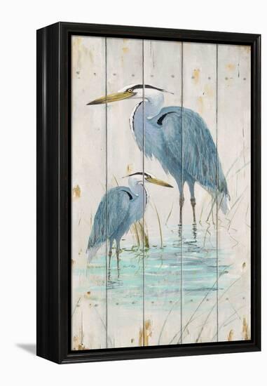 Blue Heron Duo-Arnie Fisk-Framed Stretched Canvas