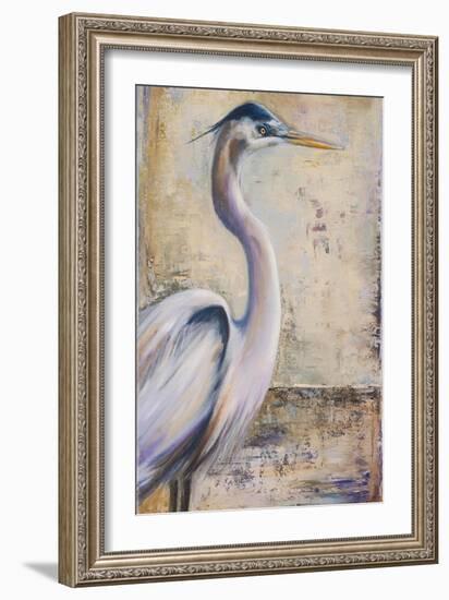 Blue Heron I-Patricia Pinto-Framed Art Print