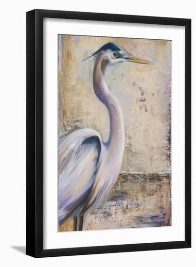 Blue Heron I-Patricia Pinto-Framed Art Print