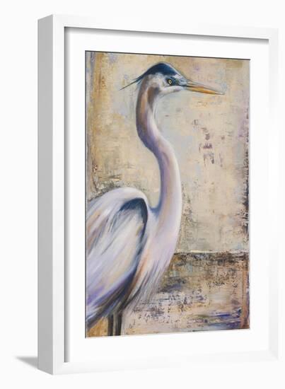 Blue Heron I-Patricia Pinto-Framed Art Print