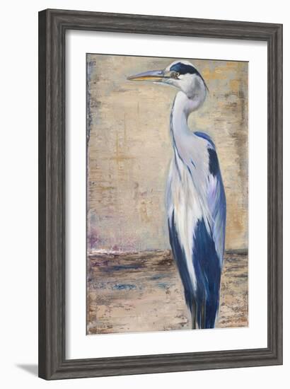 Blue Heron II-Patricia Pinto-Framed Art Print