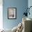 Blue Heron II-Patricia Pinto-Framed Art Print displayed on a wall