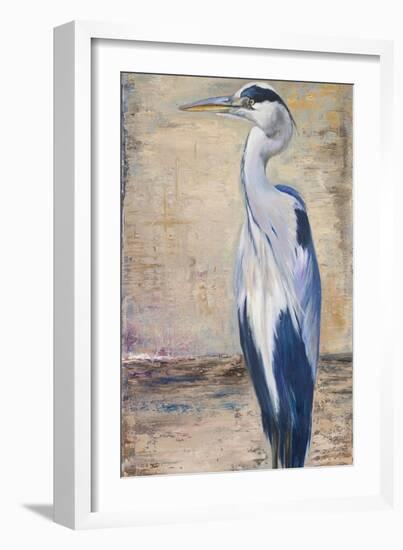 Blue Heron II-Patricia Pinto-Framed Art Print