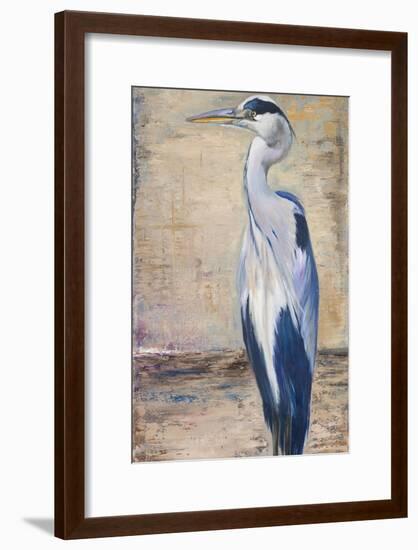 Blue Heron II-Patricia Pinto-Framed Premium Giclee Print