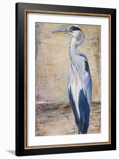 Blue Heron II-Patricia Pinto-Framed Premium Giclee Print