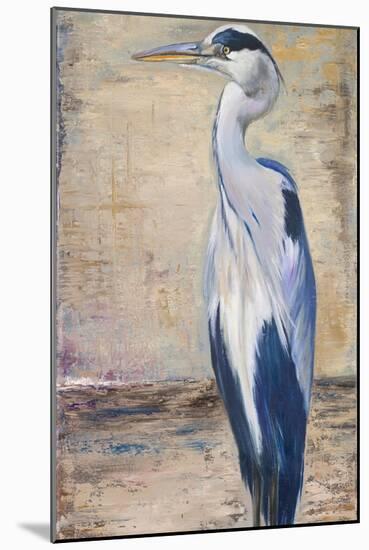 Blue Heron II-Patricia Pinto-Mounted Premium Giclee Print