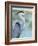 Blue Heron Portrait II-Tim OToole-Framed Art Print