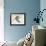 Blue Heron Rendering IV-Melissa Wang-Framed Art Print displayed on a wall