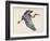 Blue Heron Rendering IV-Melissa Wang-Framed Art Print