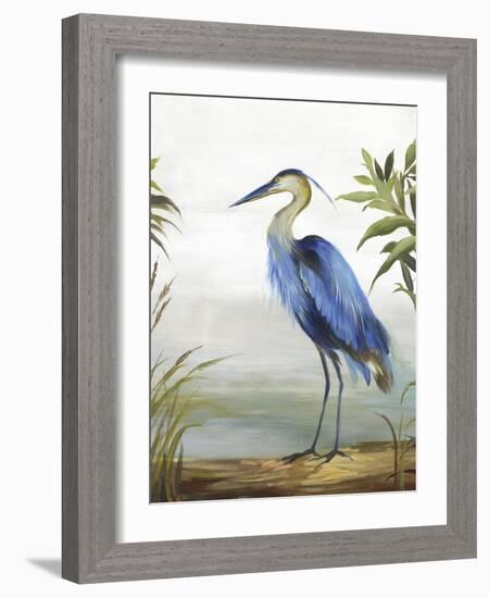 Blue Heron-Aimee Wilson-Framed Art Print