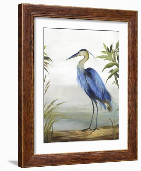 Blue Heron-Aimee Wilson-Framed Art Print