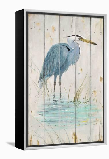 Blue Heron-Arnie Fisk-Framed Stretched Canvas
