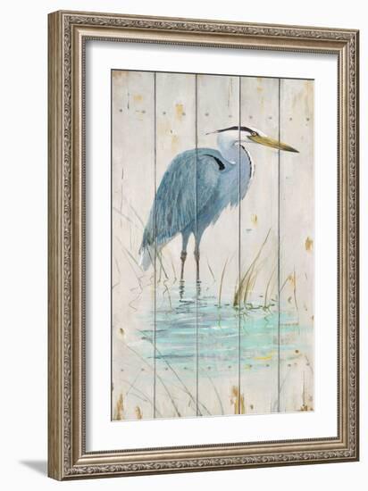 Blue Heron-Arnie Fisk-Framed Art Print