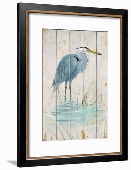 Blue Heron-Arnie Fisk-Framed Art Print