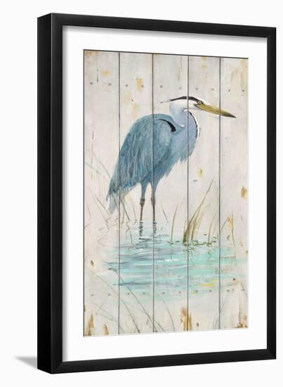 Blue Heron-Arnie Fisk-Framed Art Print