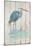 Blue Heron-Arnie Fisk-Mounted Art Print