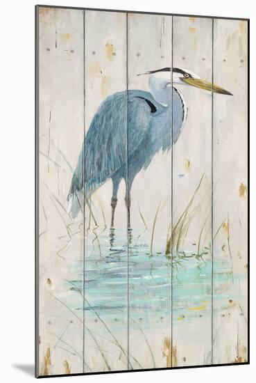 Blue Heron-Arnie Fisk-Mounted Art Print