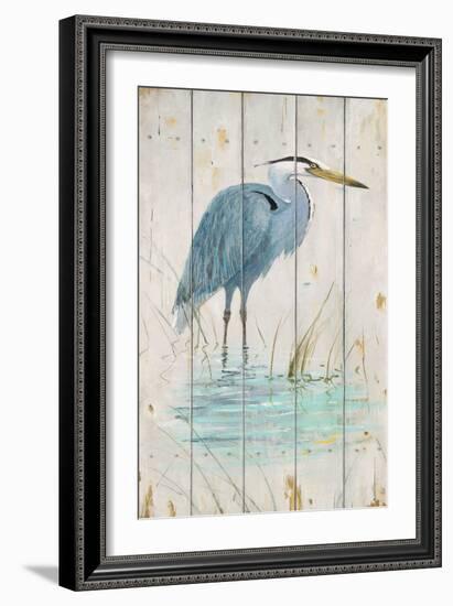 Blue Heron-Arnie Fisk-Framed Art Print