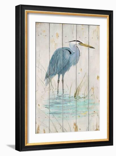 Blue Heron-Arnie Fisk-Framed Art Print