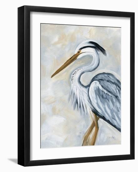 Blue Heron-Yvette St. Amant-Framed Art Print