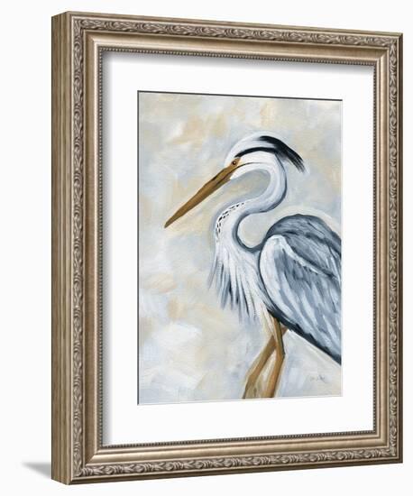 Blue Heron-Yvette St. Amant-Framed Premium Giclee Print