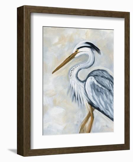 Blue Heron-Yvette St. Amant-Framed Premium Giclee Print