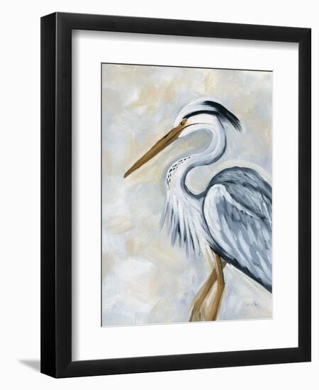 Blue Heron-Yvette St. Amant-Framed Premium Giclee Print