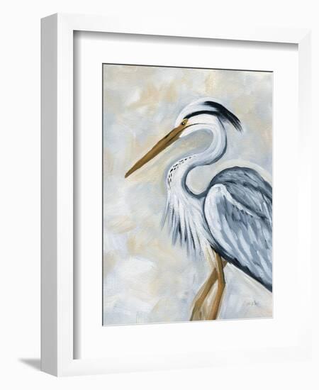 Blue Heron-Yvette St. Amant-Framed Premium Giclee Print