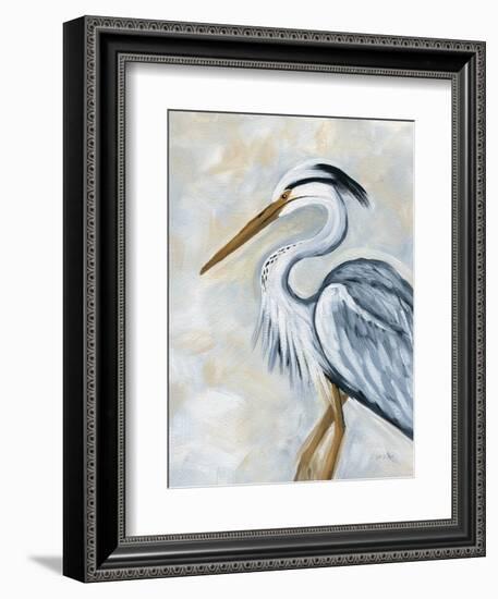 Blue Heron-Yvette St. Amant-Framed Premium Giclee Print