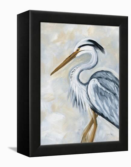 Blue Heron-Yvette St. Amant-Framed Stretched Canvas