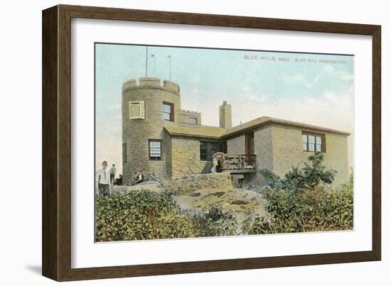 Blue Hill Observatory-null-Framed Art Print