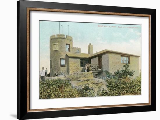 Blue Hill Observatory-null-Framed Art Print