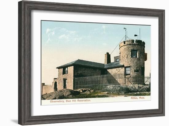 Blue Hill Reservation Observatory, Milton, Mass.-null-Framed Art Print