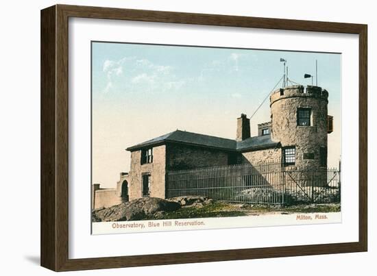 Blue Hill Reservation Observatory, Milton, Mass.--Framed Art Print