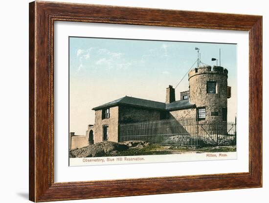 Blue Hill Reservation Observatory, Milton, Mass.-null-Framed Art Print