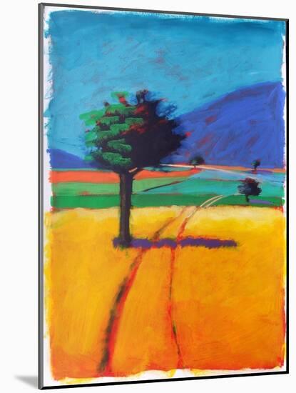 Blue Hill-Paul Powis-Mounted Giclee Print