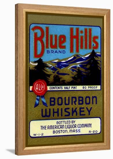 Blue Hills Bourbon Whiskey-null-Framed Stretched Canvas