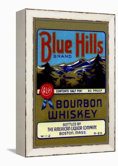 Blue Hills Bourbon Whiskey-null-Framed Stretched Canvas