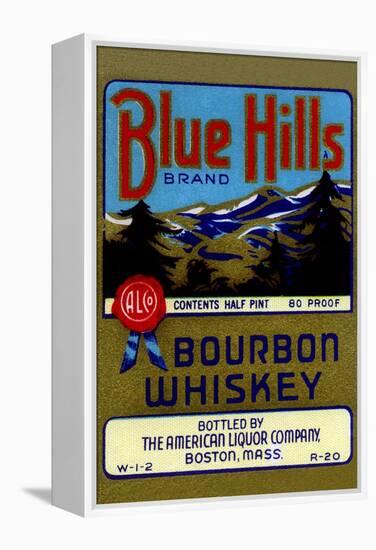 Blue Hills Bourbon Whiskey-null-Framed Stretched Canvas