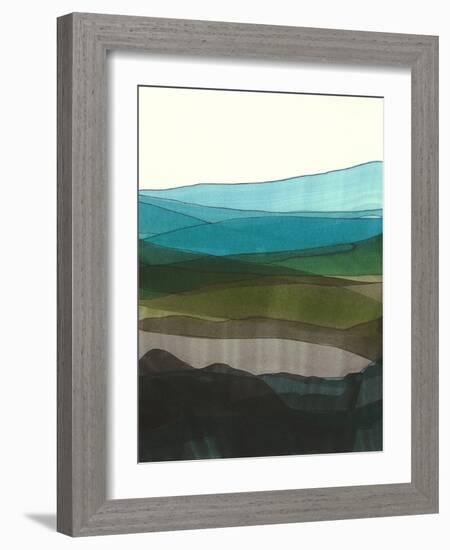 Blue Hills I-Jodi Fuchs-Framed Art Print