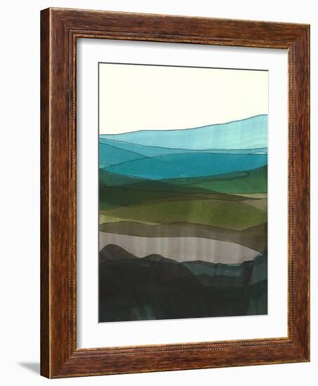 Blue Hills I-Jodi Fuchs-Framed Art Print