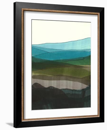 Blue Hills I-Jodi Fuchs-Framed Art Print