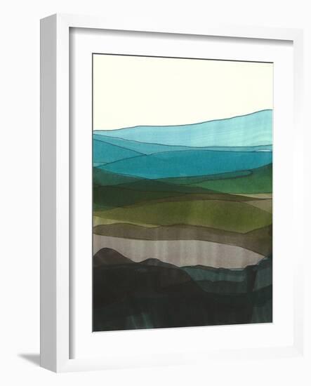 Blue Hills I-Jodi Fuchs-Framed Art Print