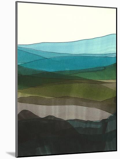 Blue Hills I-Jodi Fuchs-Mounted Art Print