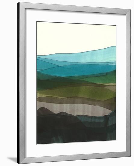 Blue Hills I-Jodi Fuchs-Framed Art Print