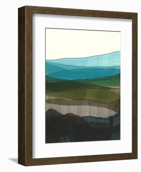 Blue Hills I-Jodi Fuchs-Framed Art Print