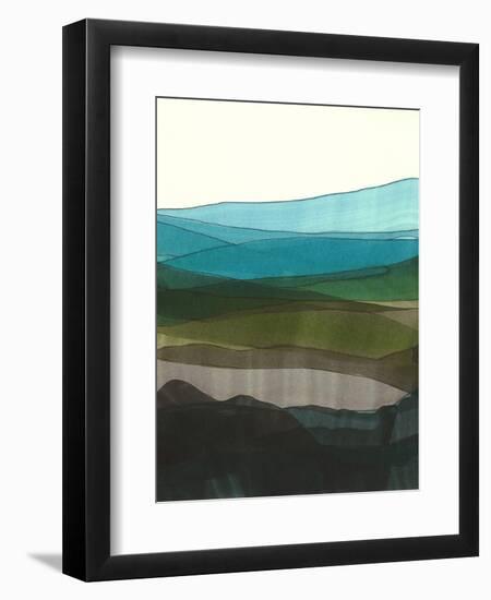 Blue Hills I-Jodi Fuchs-Framed Art Print